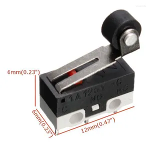 5pcs Mikro Sınır Anahtarı 6.5mm Pitch Roller kolu Microswitch SPDT Sub Minyatür 1A 125V AC Mayitr