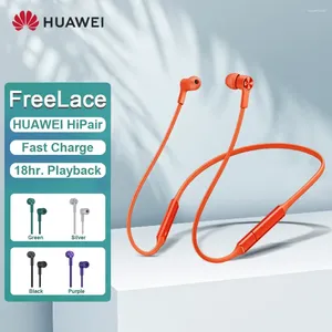 Беспроводные наушники Huawei FreeLace, оригинальные Bluetooth спортивные водонепроницаемые наушники-вкладыши с памятью, металлический кремниевый внештатный