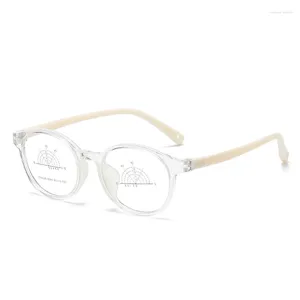 Sunglasses Frames Student's Soft Silicone Candy Color Does Not Pinch The Face And Degree Of Myopia Lens Frame Can Be Matched