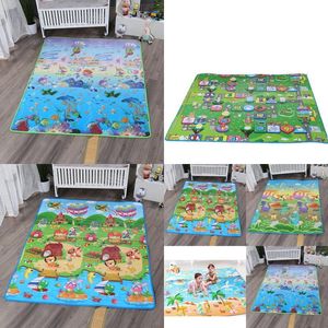 Baby Rugs Playmats Cling Mat Foldable Epe Material Living Room Bedroom Household Drop Delivery Otlji