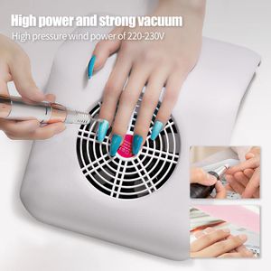 High Power Nail Dust ctor Fan For Manicure Nail Vacuum Cleaner Gel Nail Dust Collector Salon Equipment Tools 240123