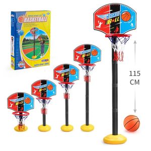 children hoop Kids Adjustable Basketball Hoop 52-115CM Stand Rack for Kids Outdoor Indoor Ball Sport Backboard Children Toy 240118