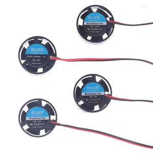 1pc Dizüstü Bilgisayar Mikro Soğutma Fanı Soğutucu DC 5V/ 9V 12V 24V LED lambalar için Yuvarlak Mini Bilgisayar Radyatörü 25.5x10mm