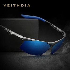 VEITHDIA Aluminum Mens Sunglasses Polarized UV400 Lens Male Mirror Glasses Sports Cycling Outdoor Eyewear Accessories 6562 240201
