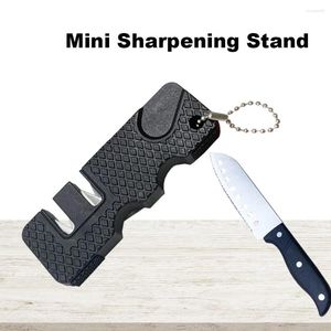 Diğer bıçak aksesuarları mini taşınabilir keskinleştirme standı açık cep çok işlevli kamp aracı kaymaz taban mutfak bıçakları