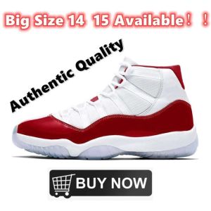 14 Size Big 15 Cherry 11s Jumpman Basketball Shoes Authentic