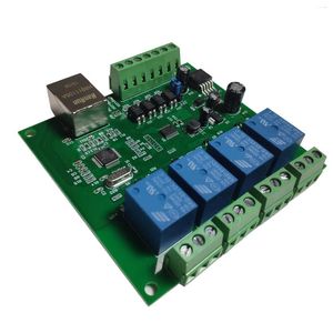 Remote Controlers LAN Ethernet RJ45 TCP/IP WEB Control Board With 4 Channels Relay UDP W5500 Networking Controller