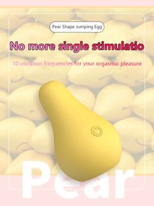 10 Frequency Mini Dildo Vibrator G Spot Vagina Clitoral Stimulator Masturbates Massage Pear Shape Sex Toy Adult Products 240130
