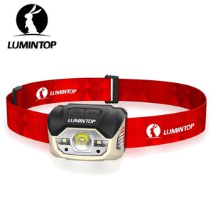 Type-C Rechargeable Sensor Headlight Headlamp Flashlight LED Outdoor Lighting Powerful Head Lamp For Hiking Fishing Camping BR1 240124