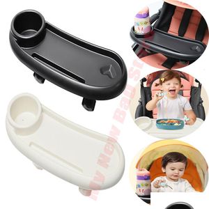 Stroller Parts Accessories 3 In 1 Baby Dinner Table Milk Bottle Cup Holder Removable Phone Stand Snack Tray Accessorie Drop Delive Dhd5A