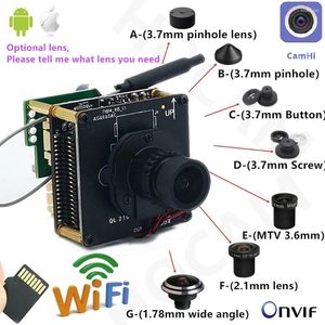 Камера 8MP Starlight Module Mini Way Audio H.265 IR-Cut 4MM 6K Объектив CCTV Видеонаблюдение Pin Hole