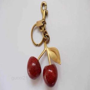 Bag Parts Accessories Handbag pendant keychain womens exquisite Internetfamous crystal Cherry car accessories highgrade pend NGK8