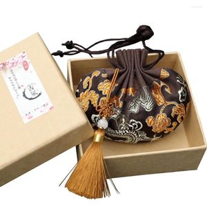 Ювелирные мешочки из шелка высокого качества в китайском стиле, дворцовая сумка-саше, ретро-серия, сумки с кисточками, украшение автомобиля, подарок