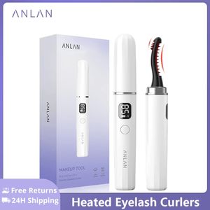 ANLAN Dual Heated Eyelash Curlers 10S Quick Heating 24Hour Eyelash Long-Lasting Rechargeable Electric Heat Eyelash Lifting Comb 240131
