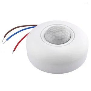 Akıllı Ev Kontrolü 220V LED Kızılötesi Hareket Sensörü Algılama Otomatik Işık Anahtarı 360 PIR İnsan Vücut Dedektörü Hassas Lamba