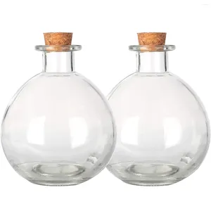 Бутылки 250 мл круглые стеклянные сферические с пробками большие для костюмированного реквизита соли для ванн DIY ремесла декоративные