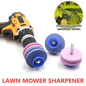 Other Knife Accessories Universal Grinding Rotary Drill Cuts Sharpener Faster Lawn Mower Lawnmower Blade Home Garden Cocina