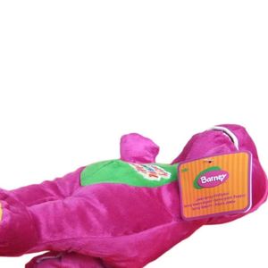 Singing Toy Can Dinozaur Sing 2024 Yeni Stil Doldurulmuş Hayvanlar Tasarımcı Arkadaşlar Barney 12 Seni Seviyorum Moda Peluş Bebek Hediye Çocuk Oyuncakları Yumuşak Güzel Görünüm