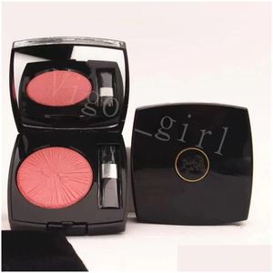 Blush 2022 Novo B Girl Face Beauty Cosméticos Longa Duração Natural Harmonie De Harmony 0.38Oz Peso Líquido 11G Com Pincel e 6 Cores Gota OTP8H