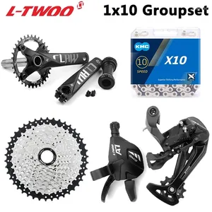 Bisiklet vites değiştiriciler 1x10 hızlı ltwoo A7 MTB Grup seti değiştirici vites değiştirici x10 zinciri 10V kaset 170/175mm crankset 10s 7 kiti M4100 için