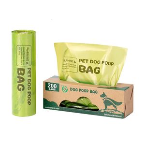 200 шт./Ролл Epi Degradable Big Dog Coop мешки для собак большие пакеты с отходами собака для дома на открытом воздухе в чистое пополнение мусорного пакета.