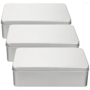 Контейнеры на вынос, 3 шт., жестяная коробка, банки для конфет с крышками, коробки для печенья пищевого качества для упаковки печенья