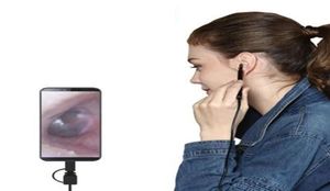 Эндоскопическая камера с видимой ушной серой высокой четкости, инструмент для очистки ушной серы, инструмент для очистки носа и горла, эндоскоп, инструмент для очистки ушей 7182387