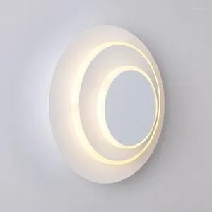 Настенный светильник для внутреннего использования, железные художественные светодиодные светильники с поворотом на 350 °, 14 Вт, 85-265 В, установленный светильник для коридора, прохода рядом с освещением