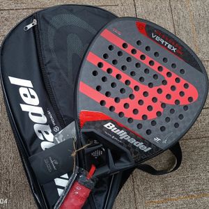 Padel Tennisschläger Professionelles weiches Gesicht Kohlefaser Eva Paddel Tenis Racquet Sportgeräte mit Deckbeutel 240202