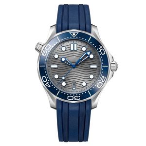 W1_shop erkekler, yüksek kaliteli tasarımcı izle 42mm kauçuk kauçuk kayışla montre aaa erkek deniz sporu otomatik hareket saatleri 04