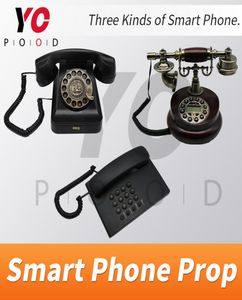 Sala de fuga prop horrível adereços de jogo de telefone inteligente para escapar chamada de telefone inteligente discar senha certa para desbloquear com pistas de áudio assombra5328414