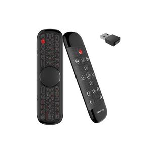 PC Uzaktan Kontrolleri WECHIP W2 PRO Hava Fare Ses Kontrolü Mikrofon W1/W2/R2 2.4G Kablosuz Jiroskop Android TVBox Bırakma Teslimat C OTLN8