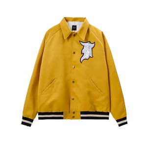 Jaqueta feminina designer casaco high street y2k jaqueta de beisebol estilo hip-hop masculino com letras bordadas em tamanhos asiáticos S-XL
