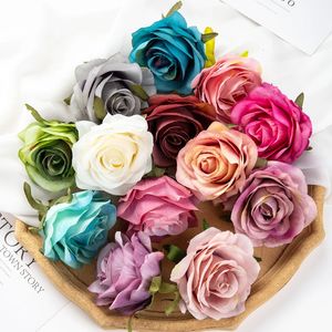 30 peças flores artificiais atacado de alta qualidade casamento jardim rosa arco acessórios de decoração para casa festa guirlandas de natal 240131