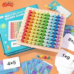 Ahşap Matematik Oyuncak Çarpma Masa Tahtası Oyun Çocuklar Montessori Toys Sayısı Öğretim Yardımları Çocuklar için Öğrenme Eğitimi 240124