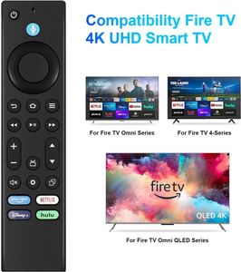 Yedek Alexa Sesli Uzaktan Kontrolörler Ateş TV Stick 3rd Gen Cube Lite 4K Home Appliance 240130