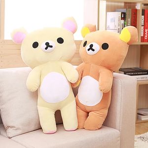 Kawaii rilakkuma peluş oyuncaklar oyuncak ayı yumuşak hayvan kanepe yastıkları oda dekorasyonları doğum günü çocuklar için hediye Noel hediyeleri 240130