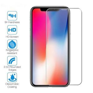 9H 2,5D 0,3 мм HD Полуэкран Защитное закаленное стекло для Apple iPhone 15 14 13 Pro Max Plus XR XS 6 7 Plus Аксессуары для мобильных телефонов Экранная пленка с белым краем