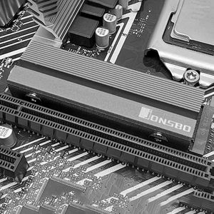 Bilgisayar Soğutma M.2 2280 NVME SSD Radyatörü 2 x Termal Pad Alüminyum Soğutma Soğutucu Soğutucu Sabit Disk Masaüstü PC için