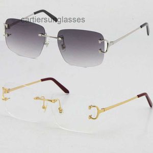 Tasarımcı Güneş Gözlüğü Çerçeve Burun Bilgisayar Toptan Satış Çıkarsız T8200816 Narin Unisex Fashion Metal Sürüş Gözlükleri C Decorat