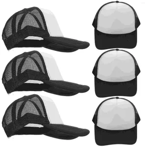 Top Caps 10 PCS Sublimated Beyzbol Kapağı Süblimasyon Şapkaları Erkekler İçin Boş Kaput DIY Yaz PVC Isı Transferi Yürümeye Başlayan