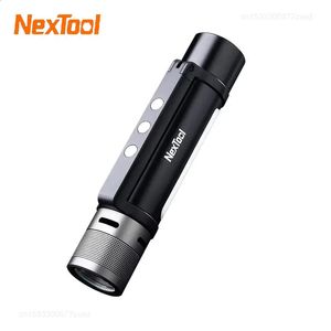 Nextool Outdoor 6 In 1 Zoom Fens Işığı Taşınabilir Ses Işık Alarmı 1000lm Su Geçirmez 2600mAH LED Flashlight 240119