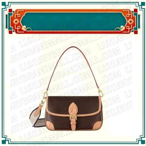 melhor qualidade superior M45985 DIANE M46386 m46388 Odeon M45831 M46049 bolsa NOVA bolsa COSMÉTICA caso cruz corpo pequeno SACO CAIXA de couro genuíno real M46836 pm 23x16x8.5cm