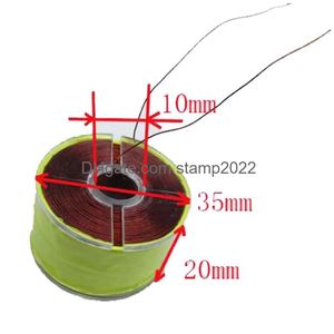 Kablolar Kablolar Toptan endüktans bobini manyetik kaldırma 1000 dönüş DIY FL bakır çekirdek süspansiyon hattı çapı 0.35mm damla Deli Dheda