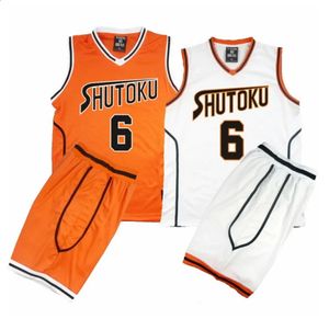 Anime Kuroko Basket Basuke Cosplay Shutoku Uniforme scolastica Midorima Shintaro Maglia da uomo Abbigliamento sportivo T-shirt Pantaloncini Set 240122