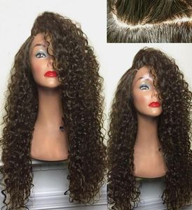 Женские черные, коричневые, винно-красные, странные вьющиеся парики, термостойкие парики из синтетических волос, высокое качество 5312507