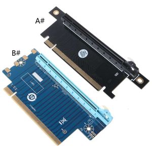 PCI Express 16x Yükseltici PCIE Grafik Kartı 1U/2U Ana Bilgisayar 4/6cm 4.7x2.3x0.5in için 90 derece adaptörü