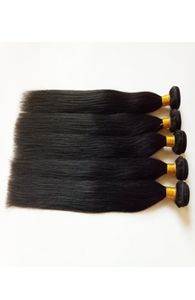 Brezilya İnsan Saç Uzantıları İpeksi Stright Saç Çifte Atık Ucuz 830inç Moğol Malezya Hint Remy Saç örgüleri In2323052