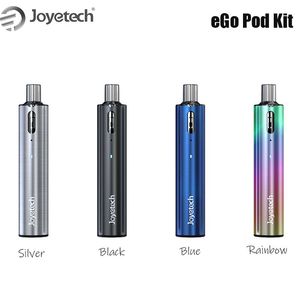 Комплект Joyetech eGo Pod с питанием от аккумулятора емкостью 1000 мАч и картриджем емкостью 2 мл. Самый простой комплект. Самый легкий комплект. Регулировка без щелчков. Аутентичная электронная сигарета MTL Vaping.