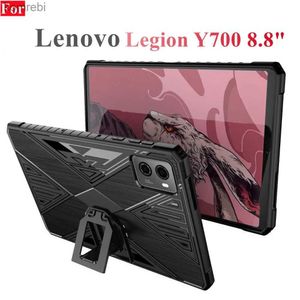 Tablet PC Kılıfları Lenovo Legion için Çantalar Y700 2. Gen 8.8 TB-320FU Şok geçirmez Tablet Kılıf Kickstand Tasarım Oyunu Koruyucu Kabuk Legion Y700 2023 8.8L240217